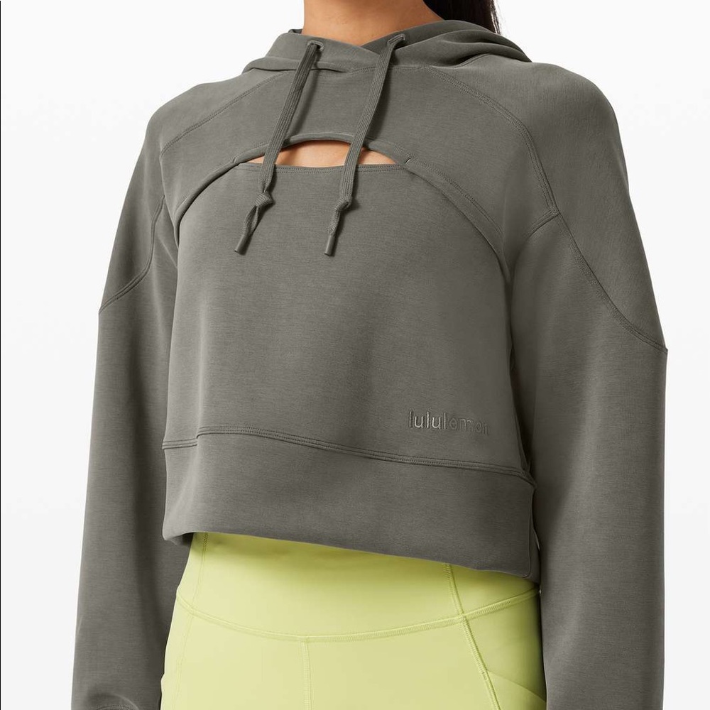 Lululemon Get Centred Crop Hoodie